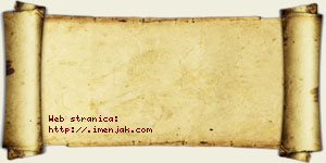 Jana Tucović vizit kartica